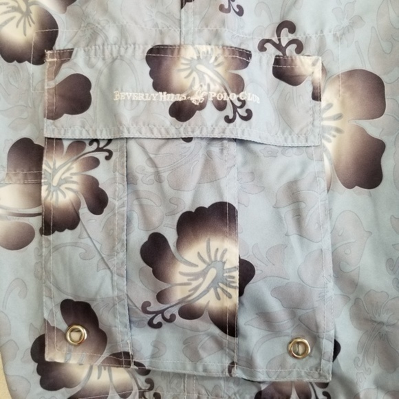 Beverly Hills Polo Club Men's Blue Board Shorts - Picture 6 of 7